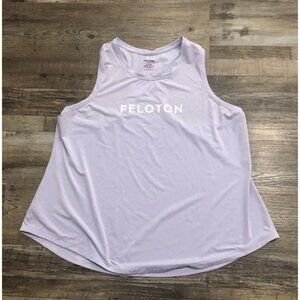 Peloton Womens XL Purple Racerback Athletic Tank Top Shirt